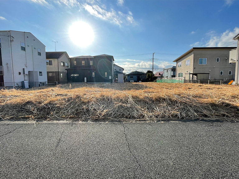 茂原市ゆたか15-13売地現地写真